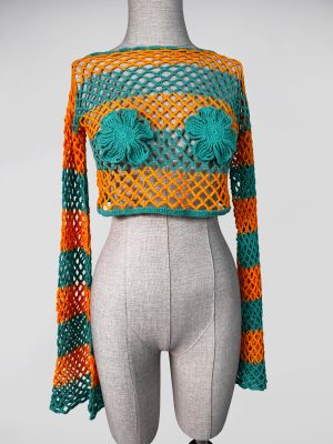 Çiçekli Kafes Crop