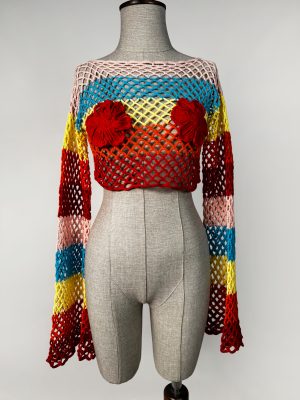 Çiçekli Kafes Crop