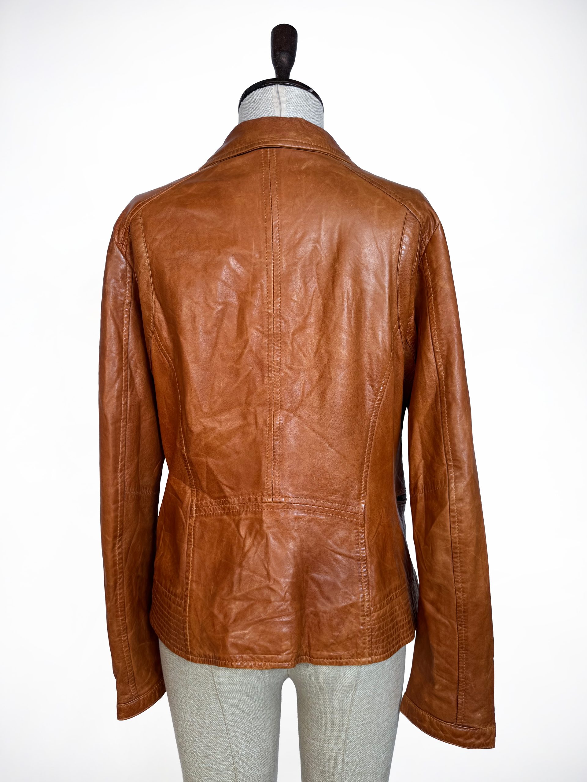 Milestone Leather Jacket - Image 3