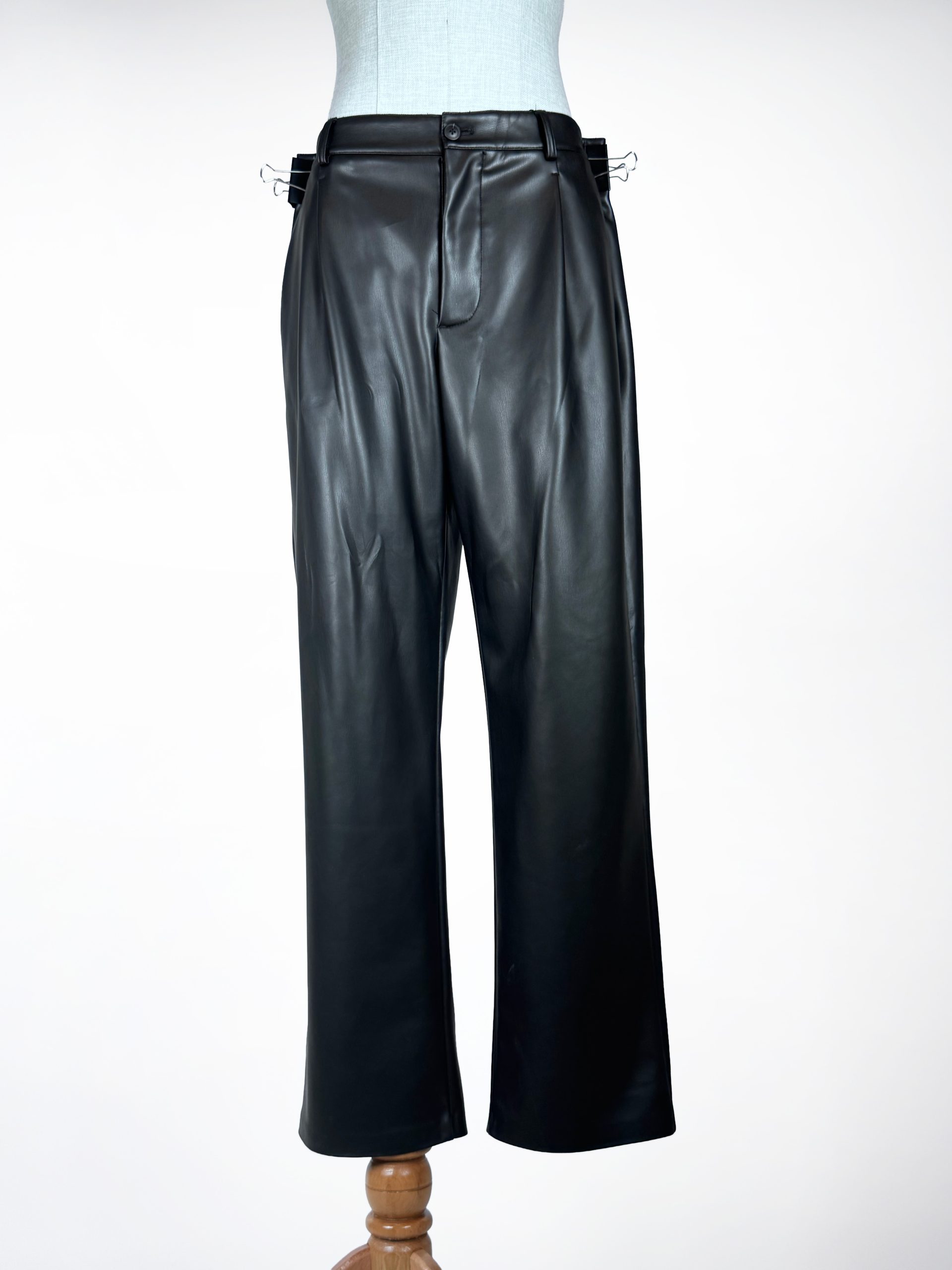 Faux Leather Trousers