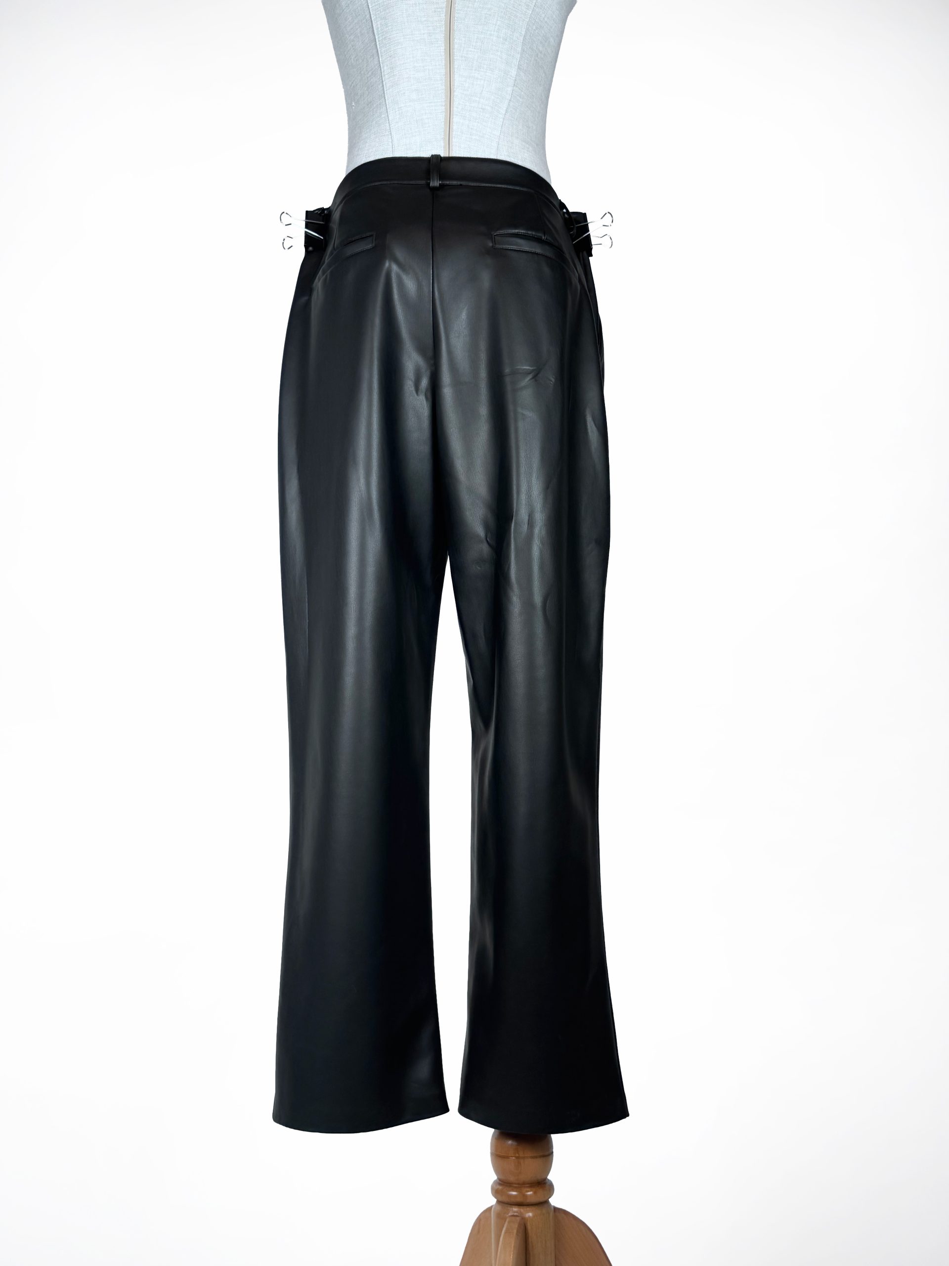 Faux Leather Trousers - Image 2